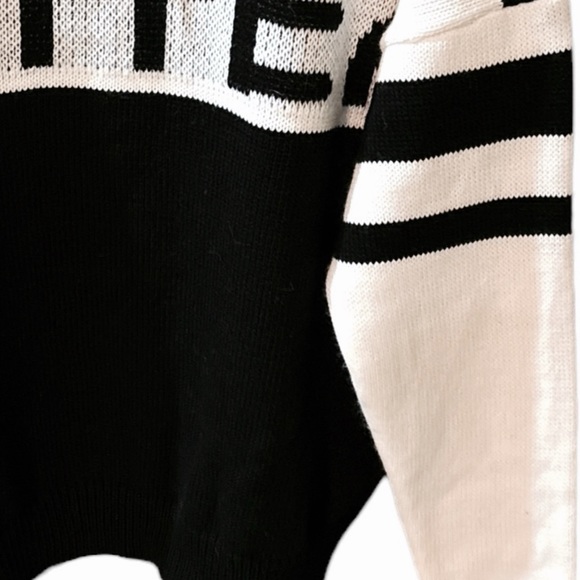 Boohoo Man Oversized Boxy Color Block Sweater - Picture 8 of 15